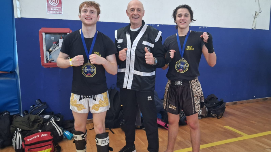 Kickboxing: titolo europeo Wbfc di K1 Light per Prata e Genini